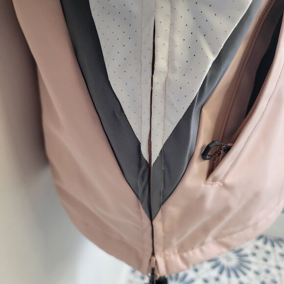 Gsou Snow Womens Pink/White Kangaroo Waterproof Baggy Snowboard Anarak Jacket S - Picture 2 of 16